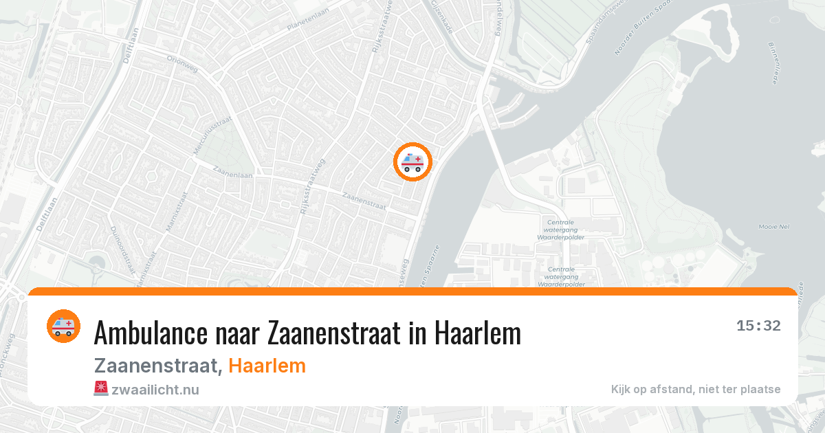 Ambulance naar Zaanenstraat in Haarlem — 25 mei 2026