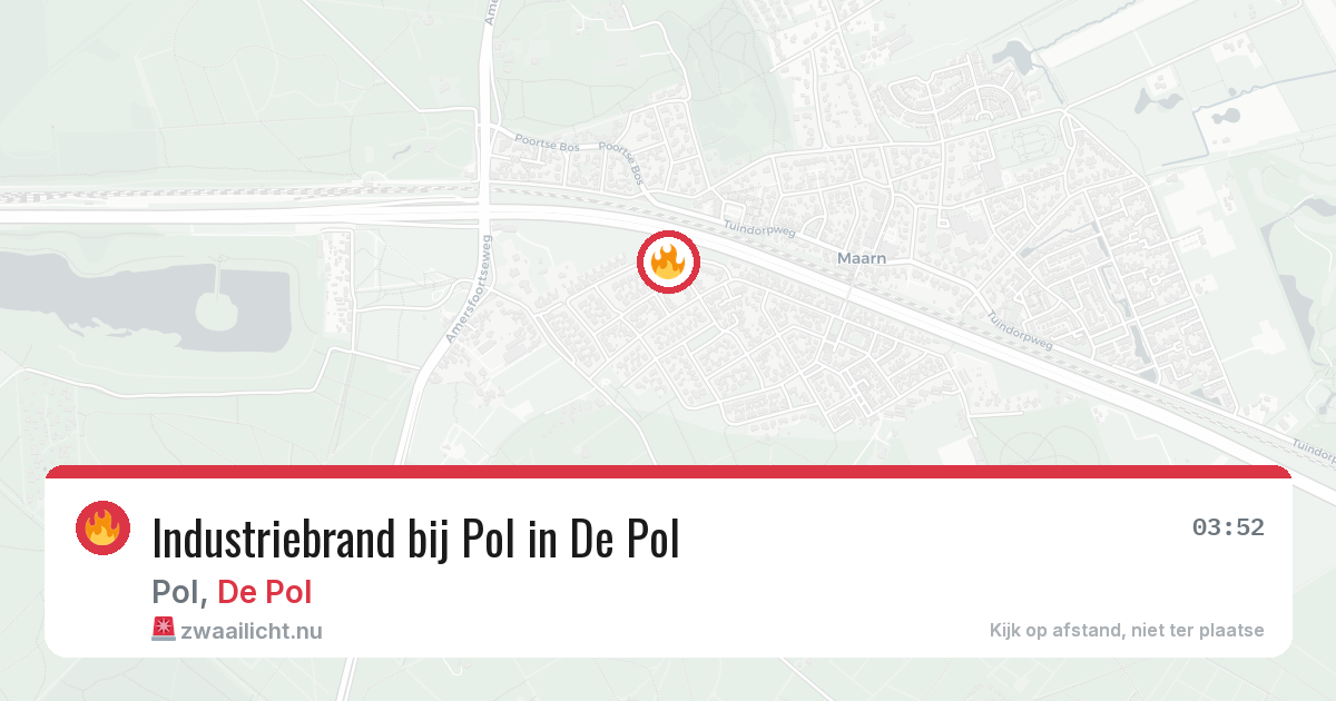 Industriebrand bij Pol in De Pol — 22 mei 2026