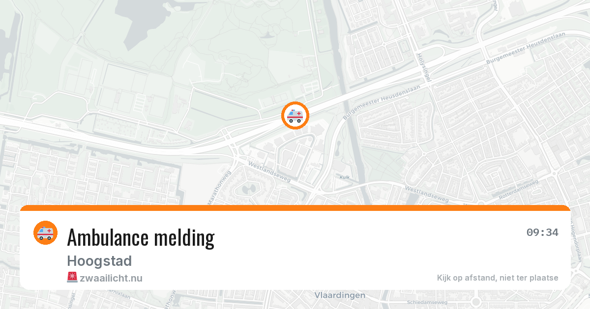Ambulance melding — 18 apr 2026
