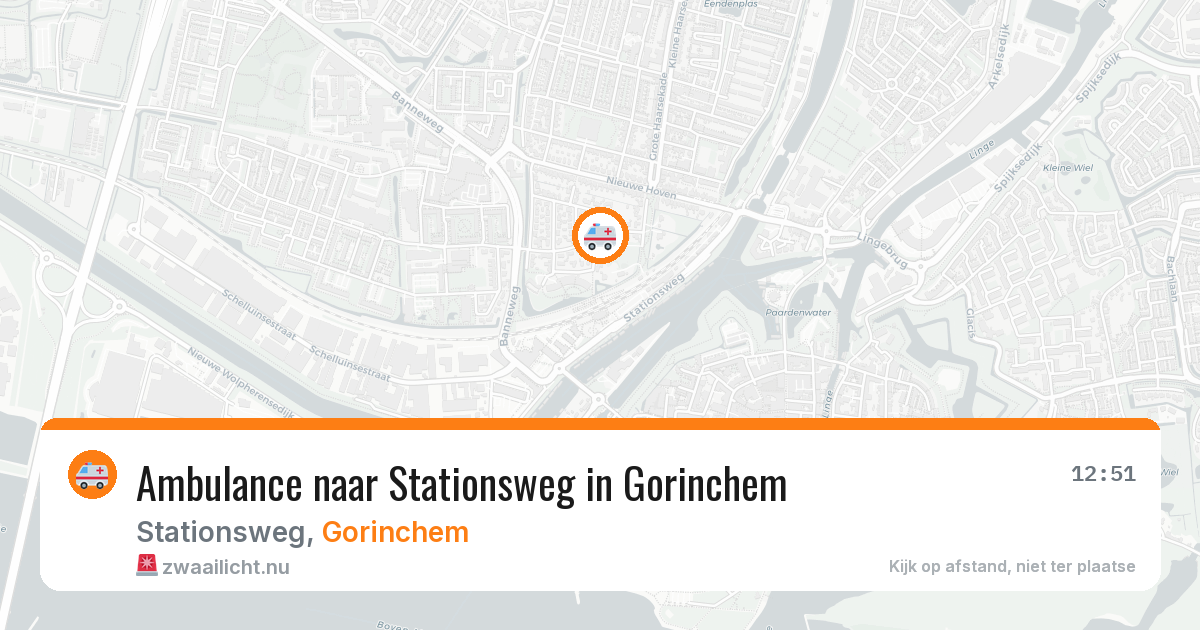 Ambulance naar Stationsweg in Gorinchem — 1 jun 2026