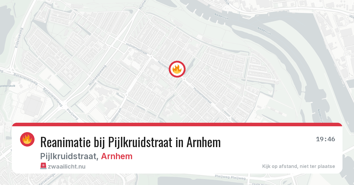 Reanimatie bij Pijlkruidstraat in Arnhem — 11 apr 2026