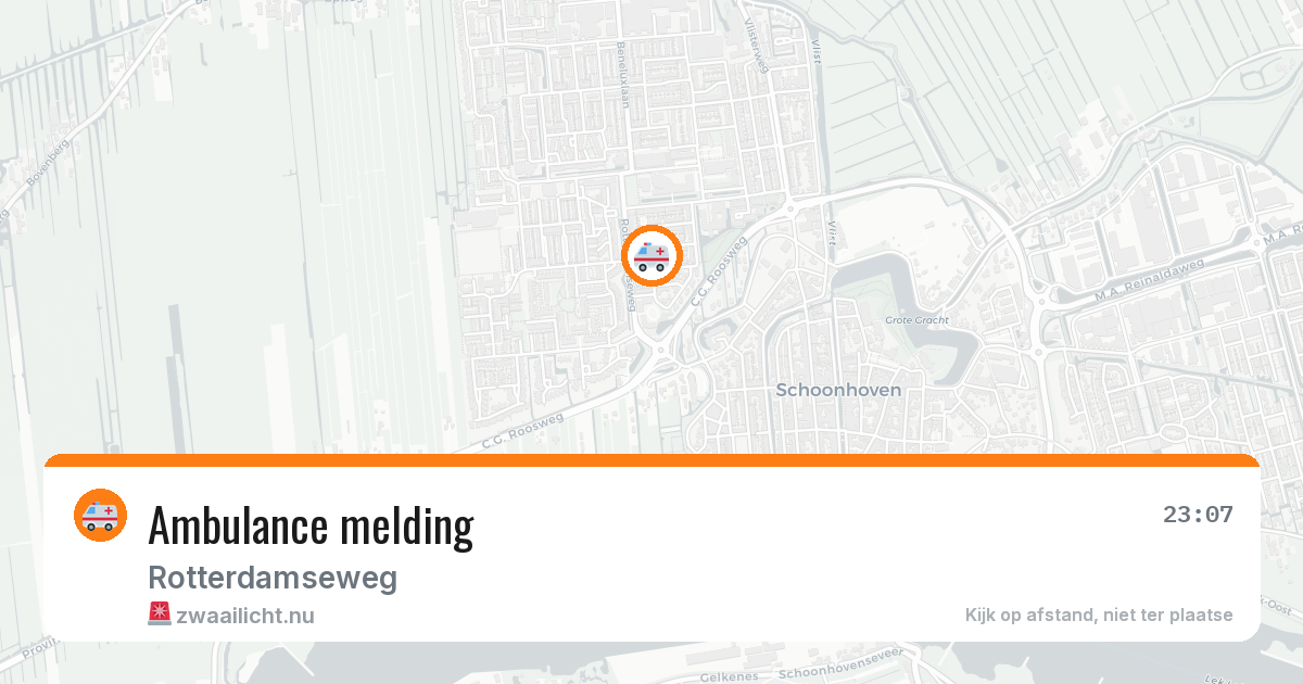 Ambulance melding — 11 jul 2026