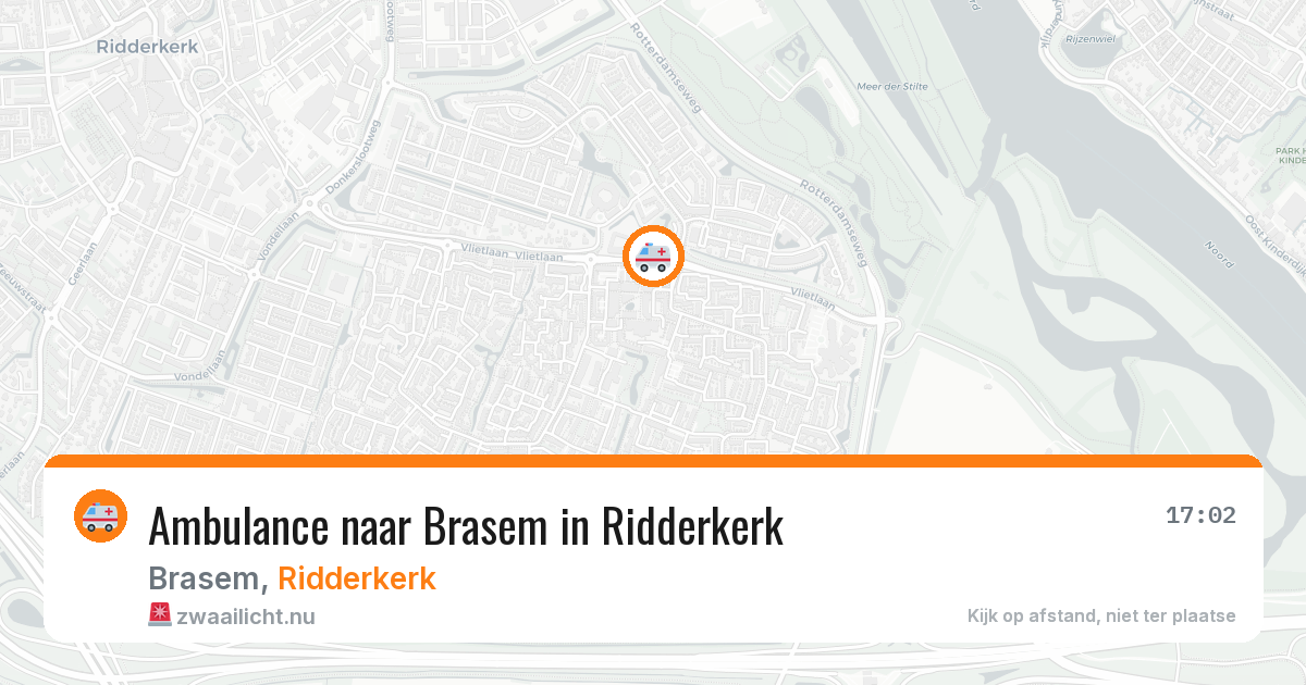 Ambulance naar Brasem in Ridderkerk — 5 jun 2026