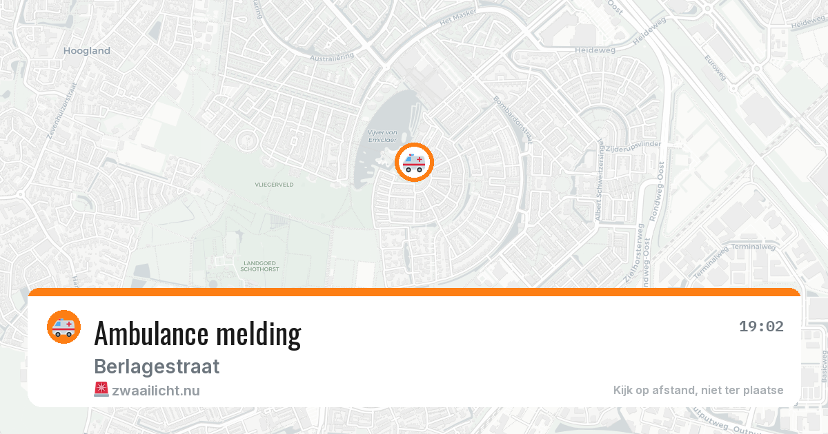 Ambulance melding — 13 feb 2026