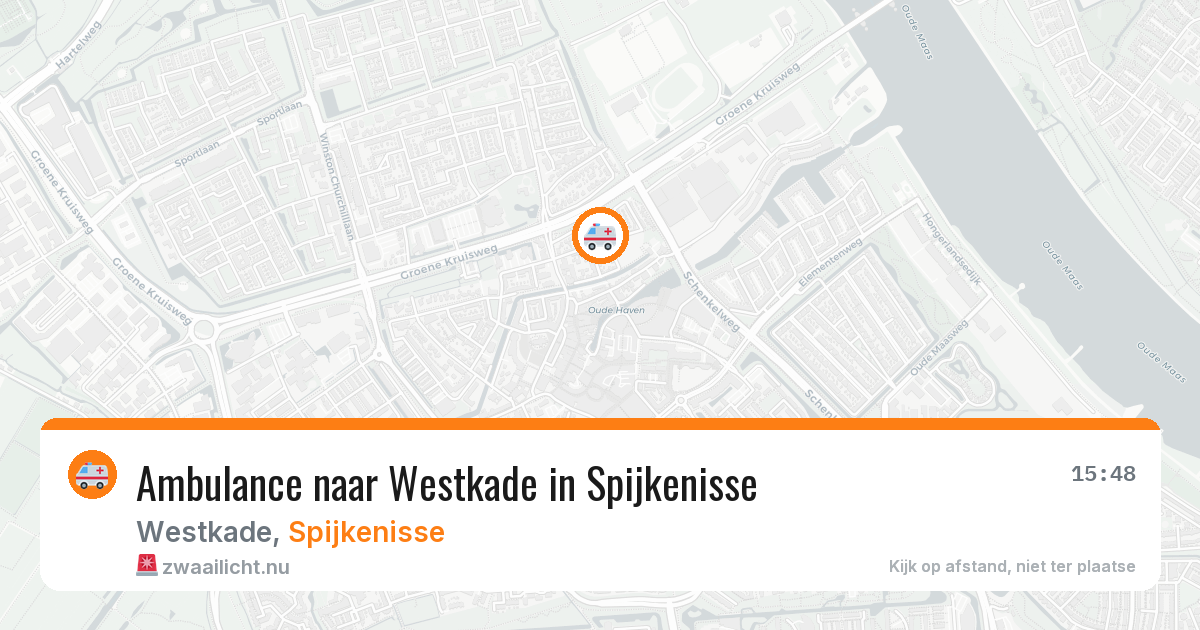 Ambulance naar Westkade in Spijkenisse — 11 jul 2026