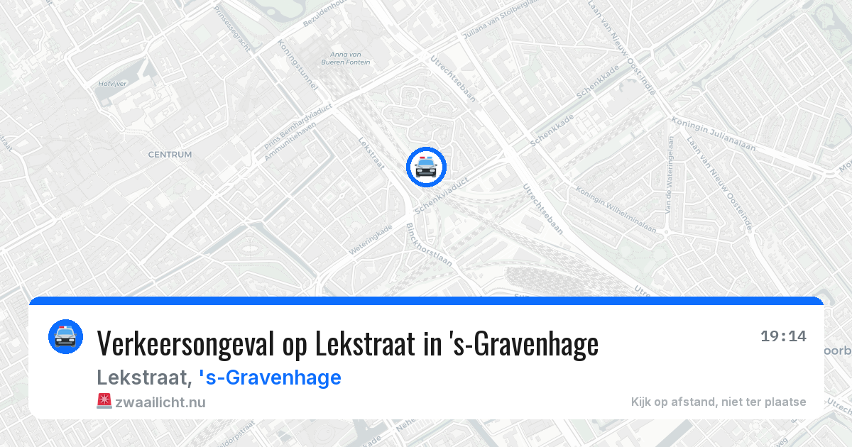 Verkeersongeval op Lekstraat in 's-Gravenhage — 27 jan 2026