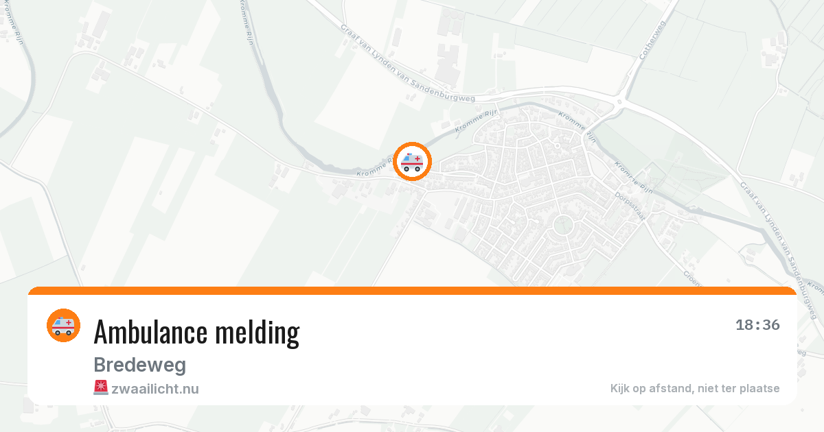 Ambulance melding — 11 jul 2026
