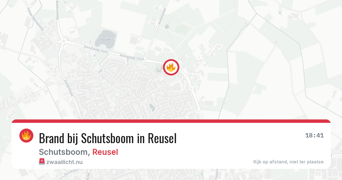Brand bij Schutsboom in Reusel — 16 jul 2026
