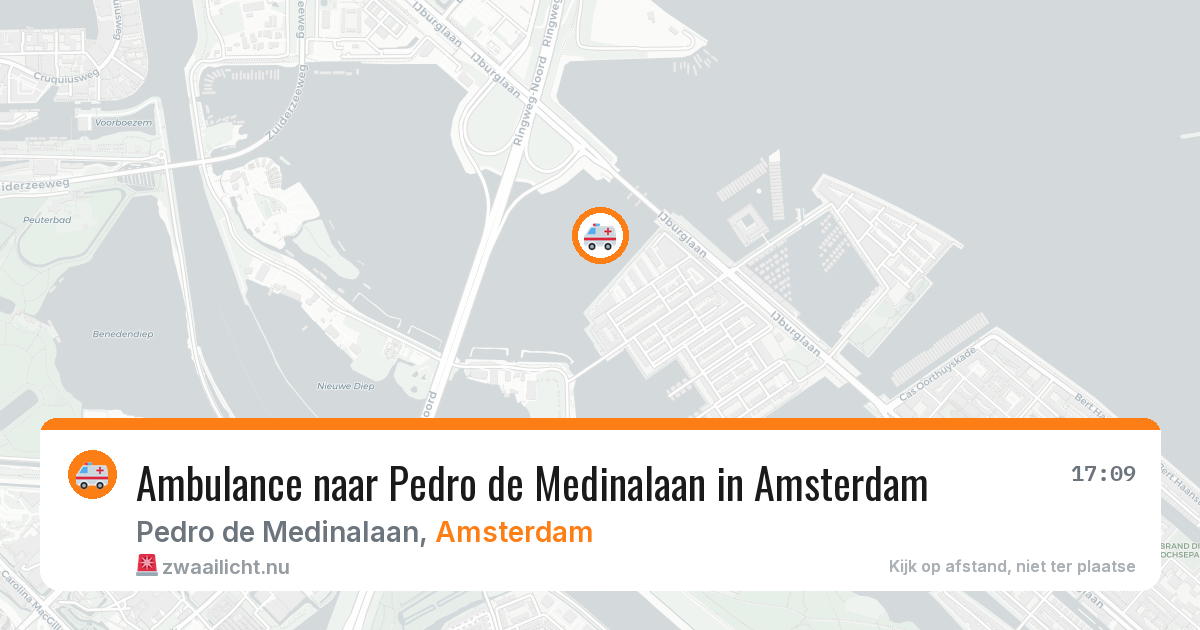 Ambulance naar Pedro de Medinalaan in Amsterdam — 22 jul 2026