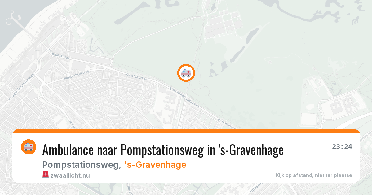 Ambulance naar Pompstationsweg in 's-Gravenhage — 3 mei 2026