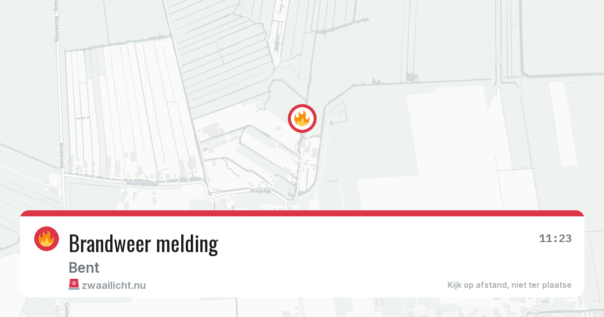 Brandweer melding — 4 jun 2026