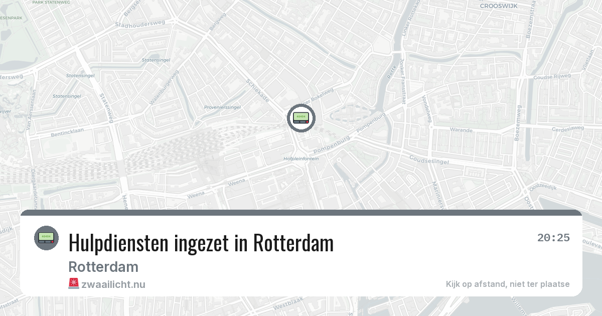 Hulpdiensten ingezet in Rotterdam — 31 mrt 2026 | 🚨 Zwaailicht.nu
