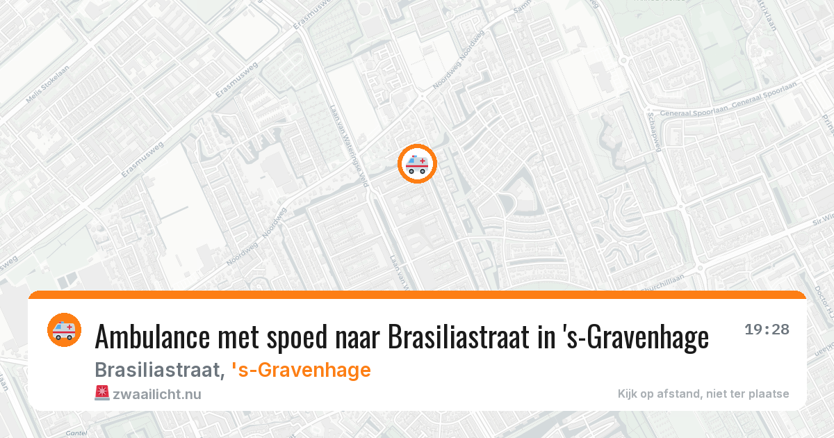 Ambulance met spoed naar Brasiliastraat in 's-Gravenhage — 11 mrt 2026
