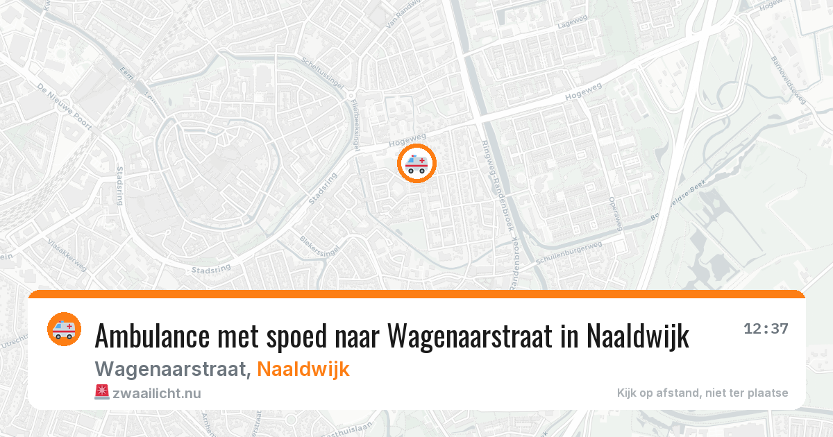 Ambulance met spoed naar Wagenaarstraat in Naaldwijk — 21 jan 2026