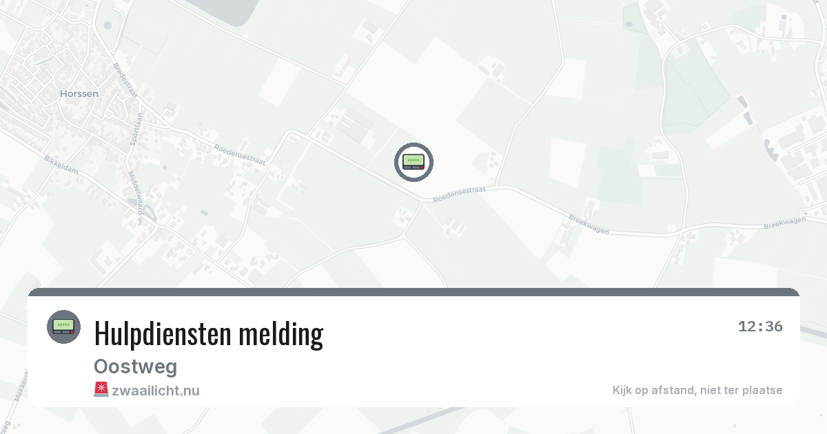 Hulpdiensten melding — 4 feb 2026