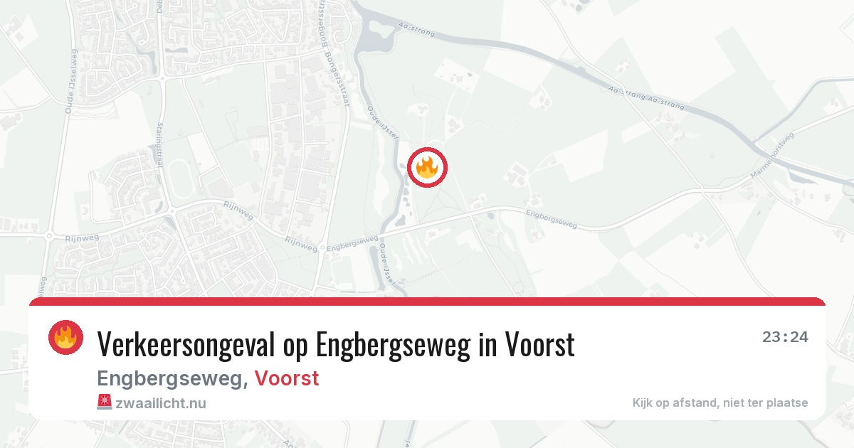 Verkeersongeval op Engbergseweg in Voorst — 31 mei 2026