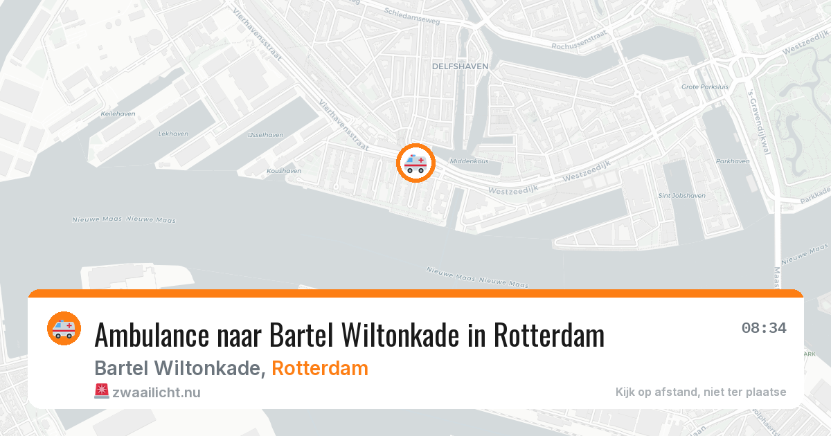 Ambulance naar Bartel Wiltonkade in Rotterdam — 25 jan 2026