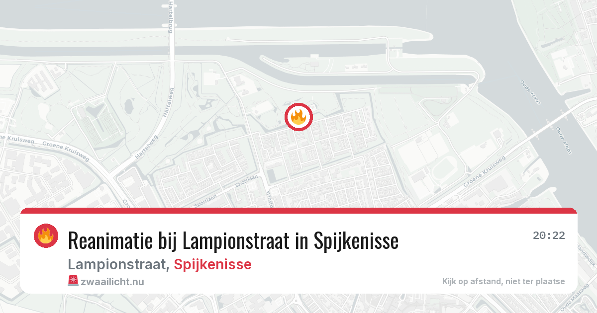 Reanimatie bij Lampionstraat in Spijkenisse — 30 mei 2026