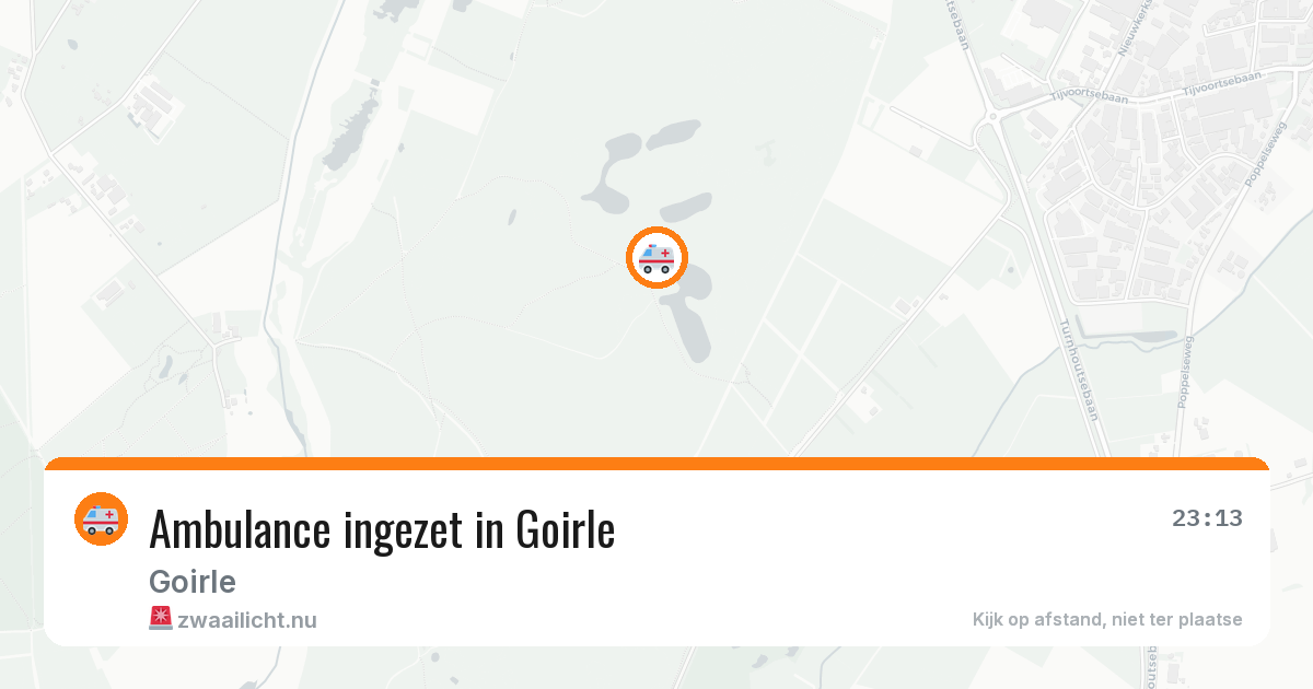 Ambulance ingezet in Goirle — 19 jul 2026