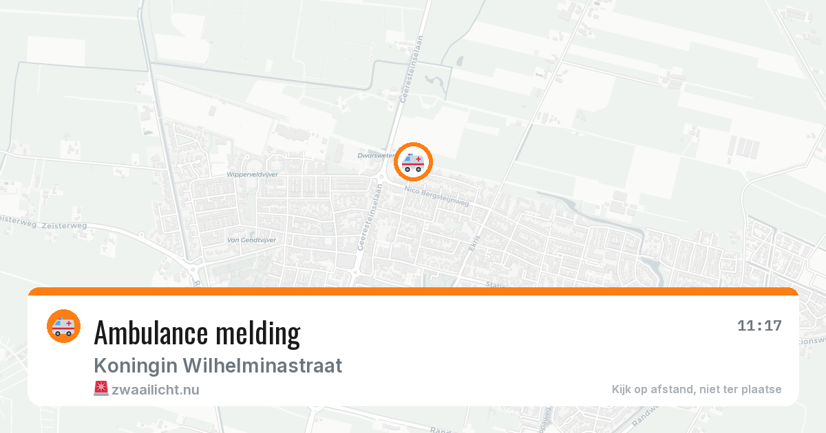 Ambulance melding — 19 jul 2026