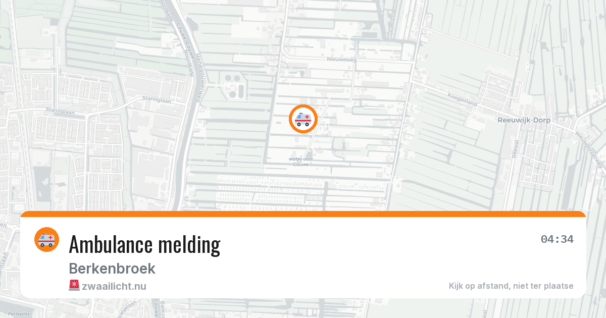 Ambulance melding — 2 apr 2026