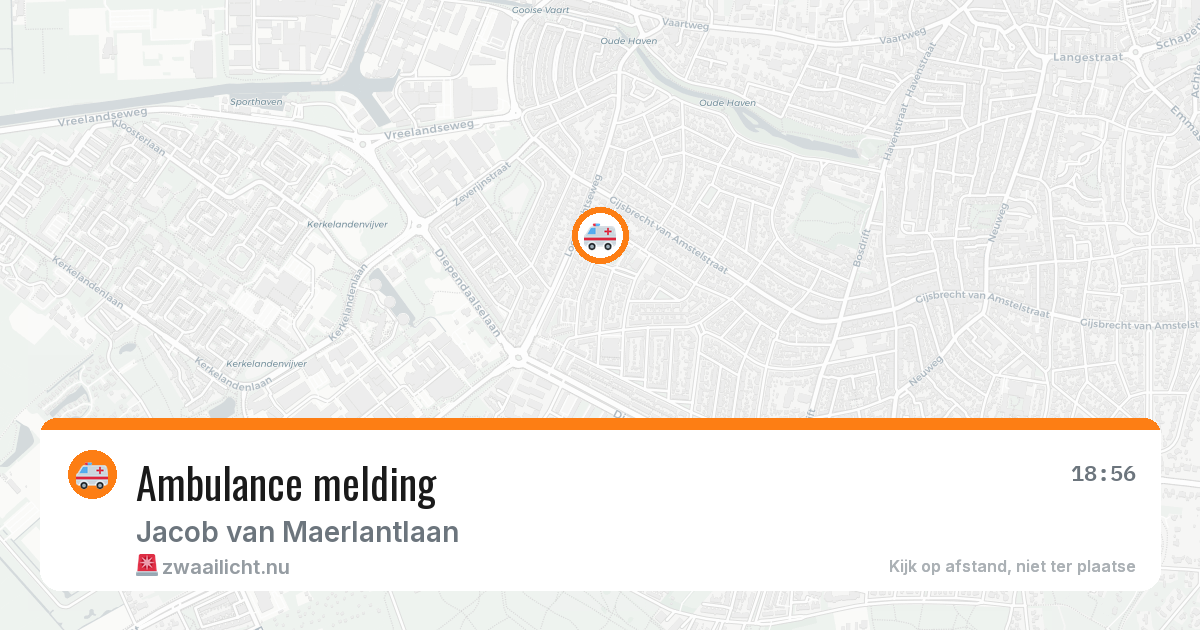 Ambulance melding — 12 feb 2026