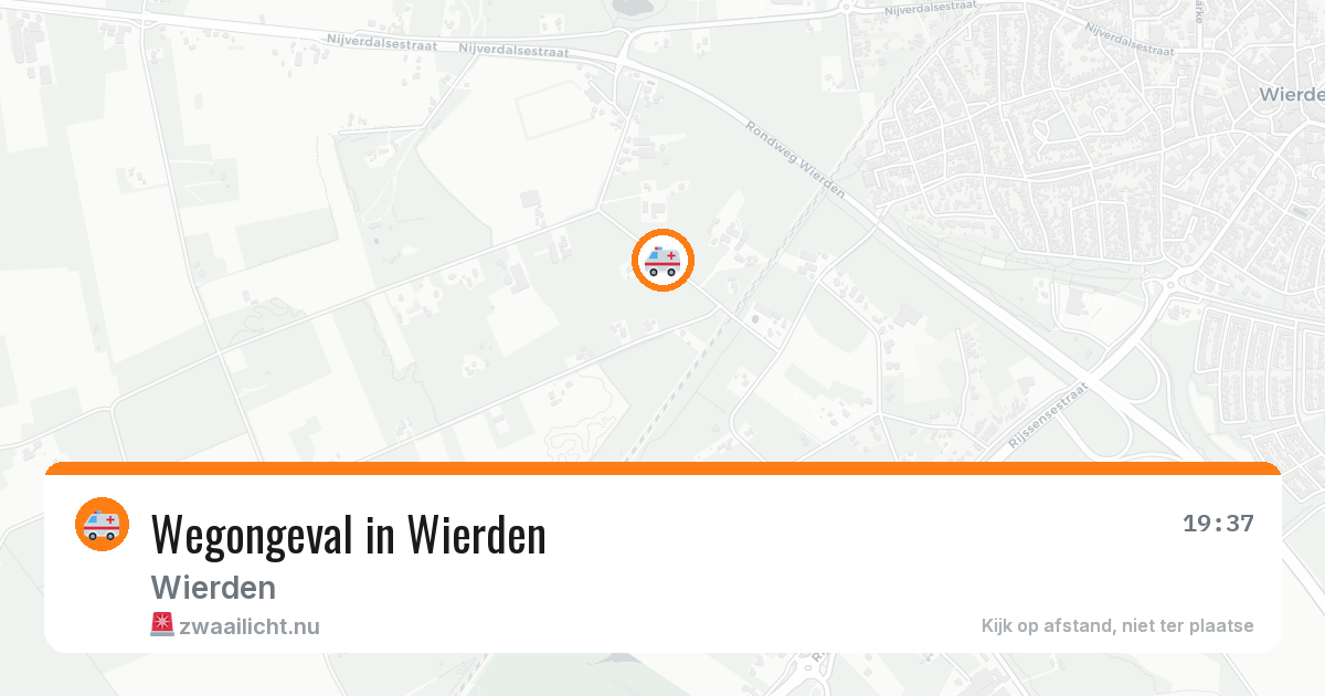 Wegongeval in Wierden — 9 jul 2026