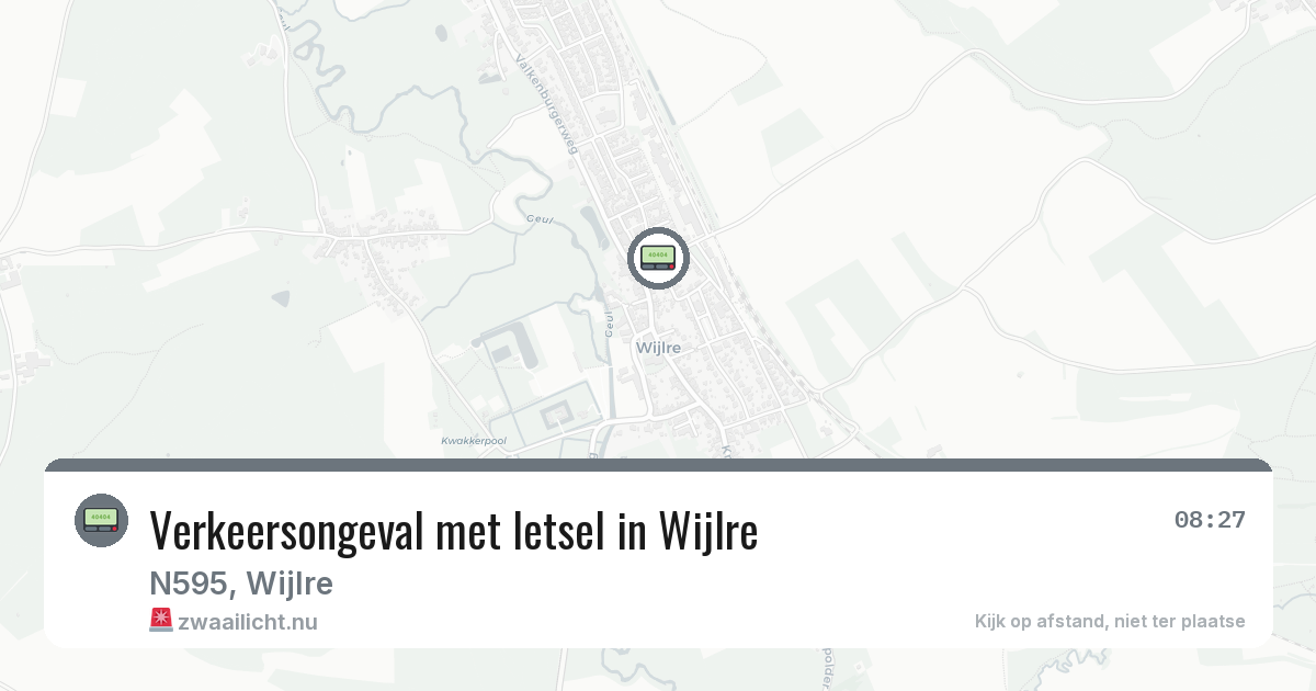 Verkeersongeval met letsel in Wijlre — 29 mei 2026