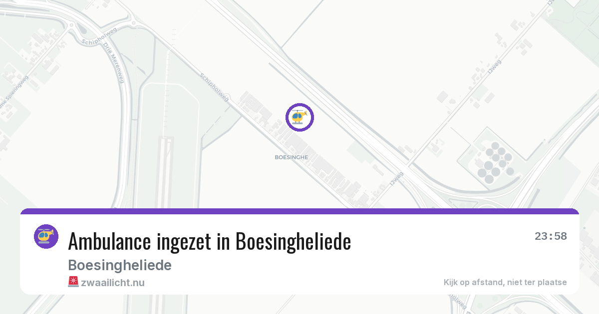 Ambulance ingezet in Boesingheliede — 25 feb 2026
