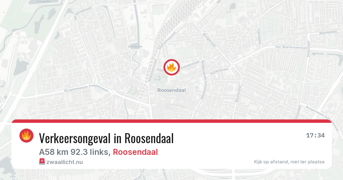 Verkeersongeval in Roosendaal — 7 apr 2026