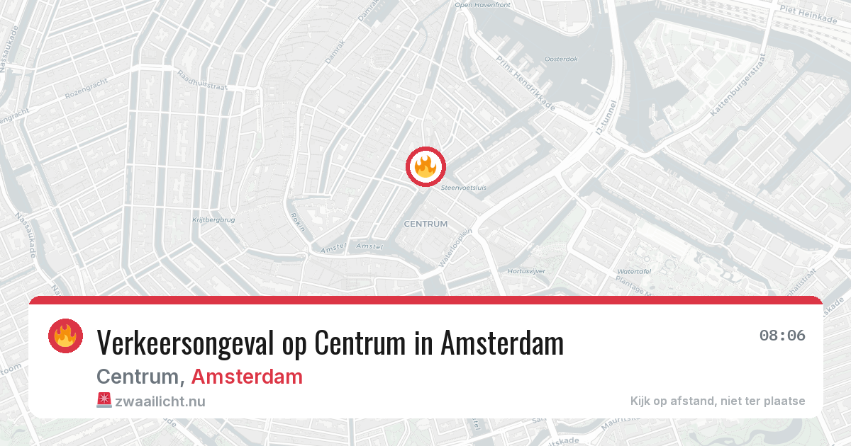 Verkeersongeval op Centrum in Amsterdam — 23 jul 2026