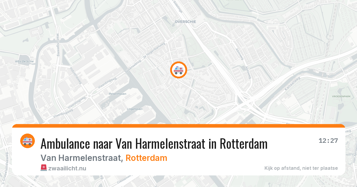 Ambulance naar Van Harmelenstraat in Rotterdam — 22 jul 2026