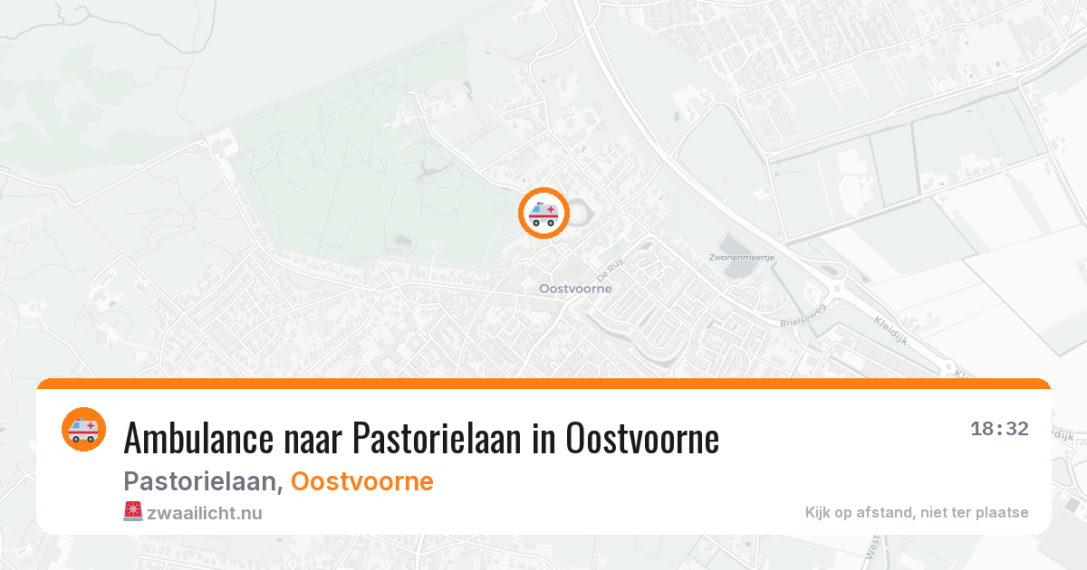 Ambulance naar Pastorielaan in Oostvoorne — 14 jul 2026
