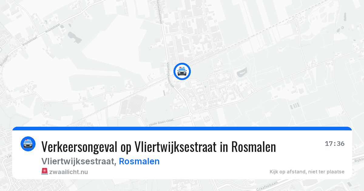 Verkeersongeval op Vliertwijksestraat in Rosmalen — 24 jul 2026