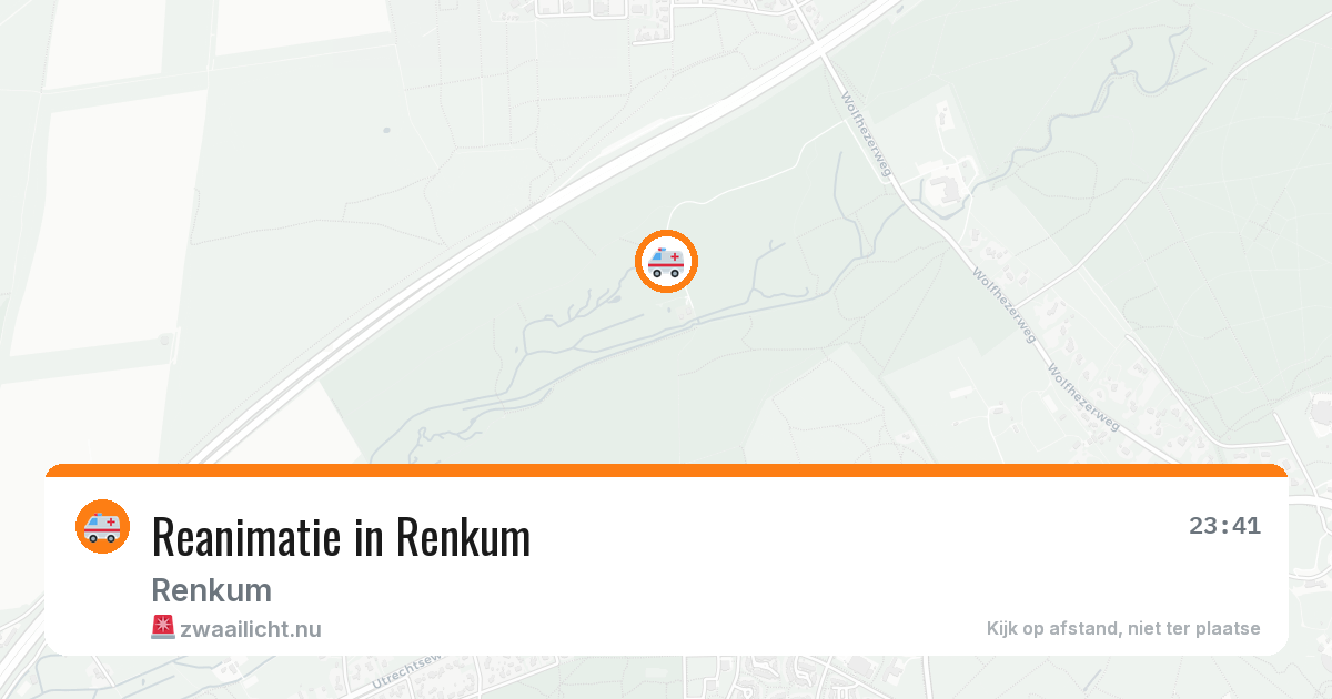 Reanimatie in Renkum — 18 mrt 2026