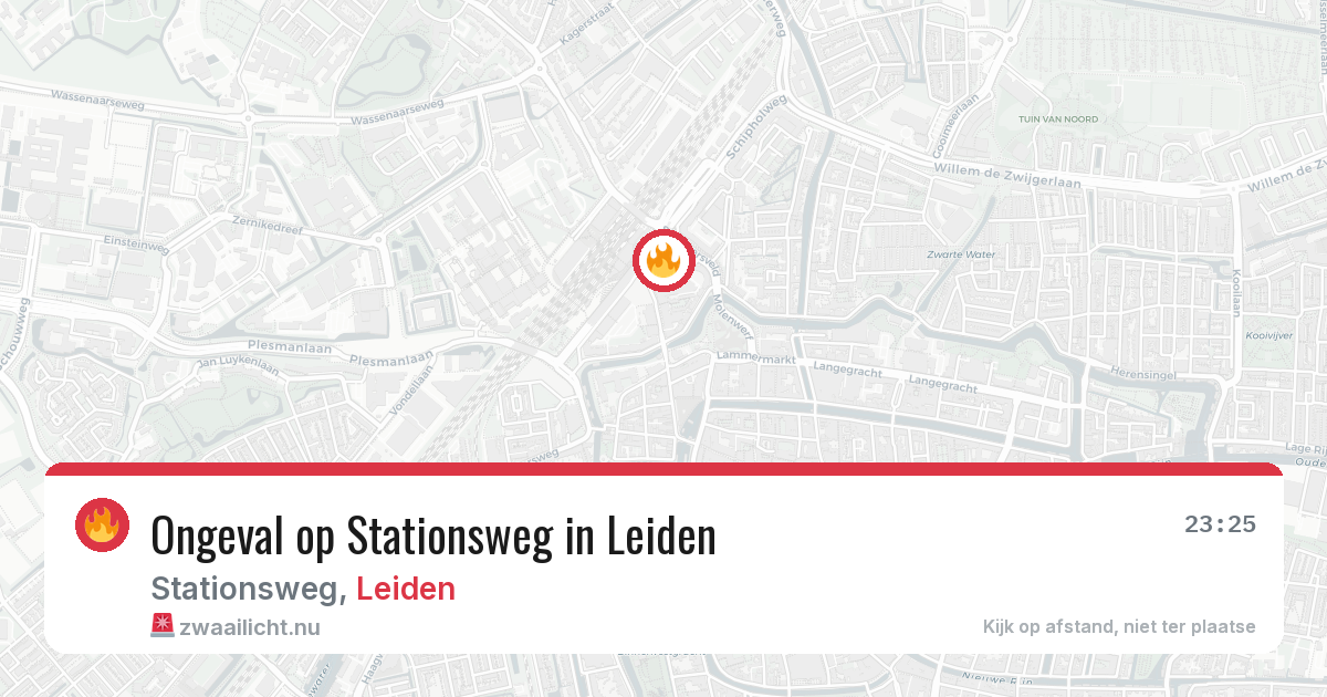 Ongeval op Stationsweg in Leiden — 3 mei 2026