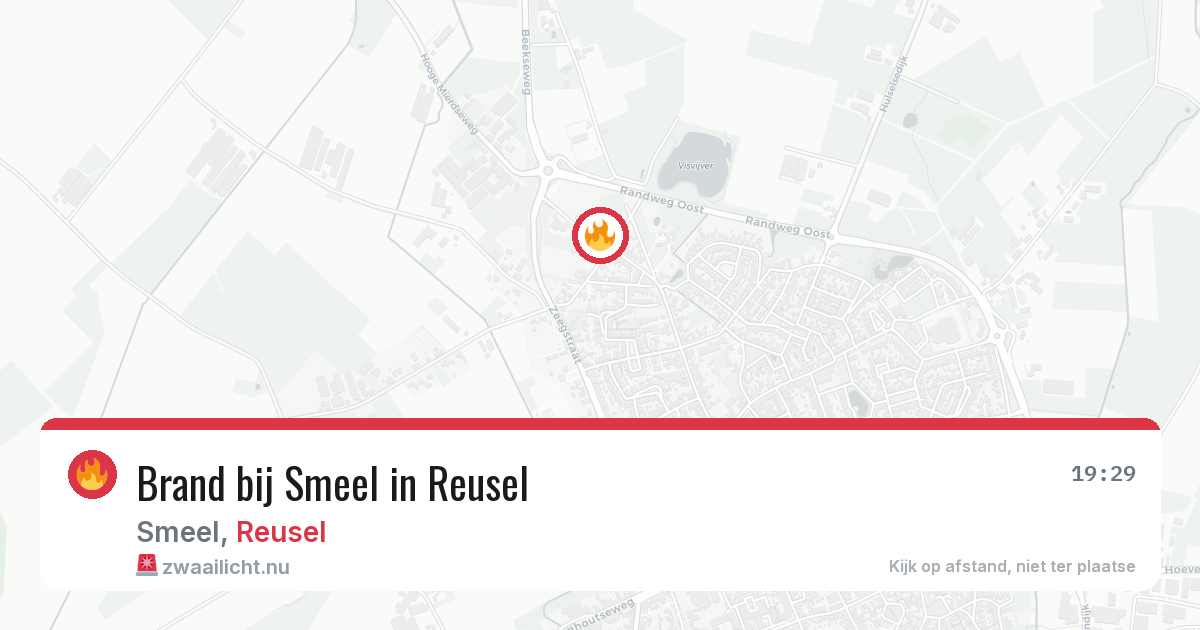 Brand bij Smeel in Reusel — 14 jul 2026