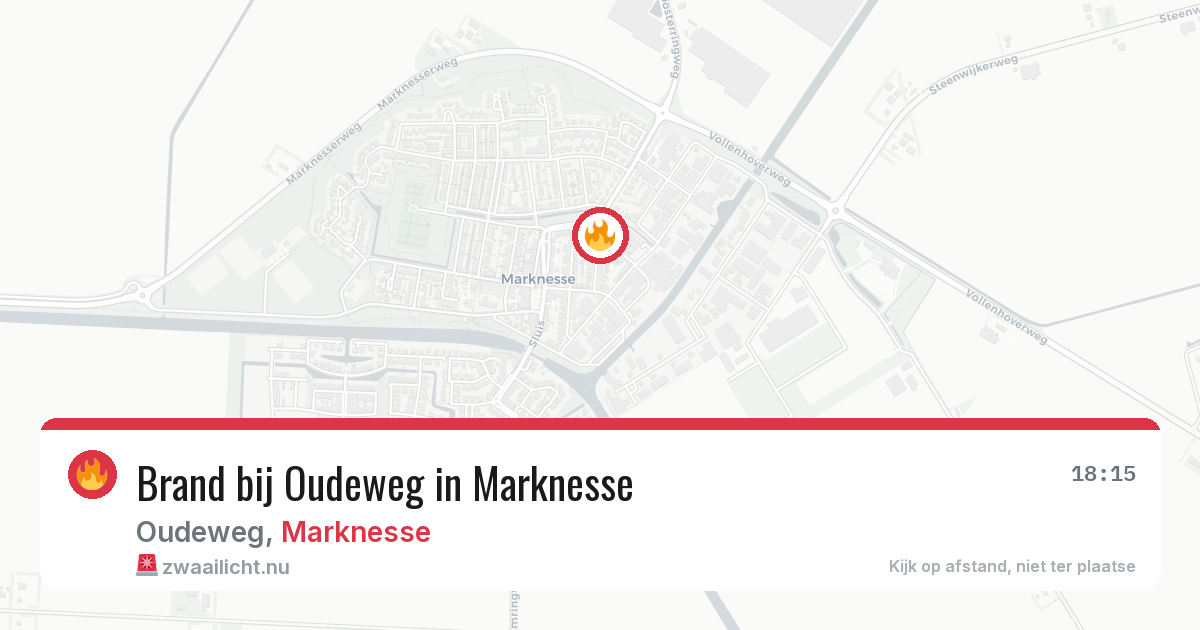 Brand bij Oudeweg in Marknesse — 10 apr 2026