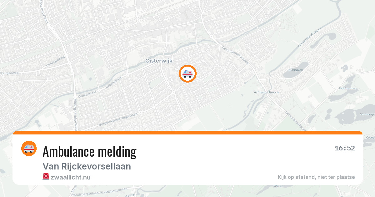 Ambulance melding — 21 jan 2026