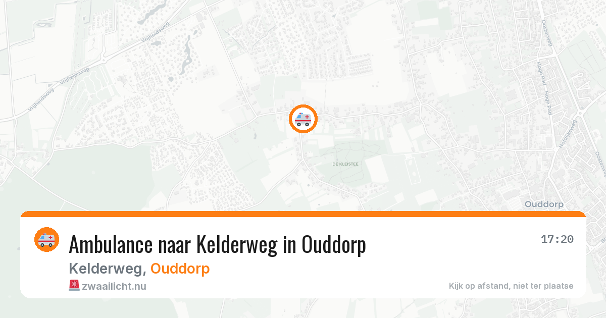Ambulance naar Kelderweg in Ouddorp — 1 jun 2026