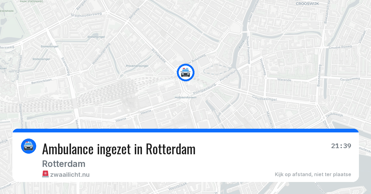 Ambulance ingezet in Rotterdam — 25 jul 2026