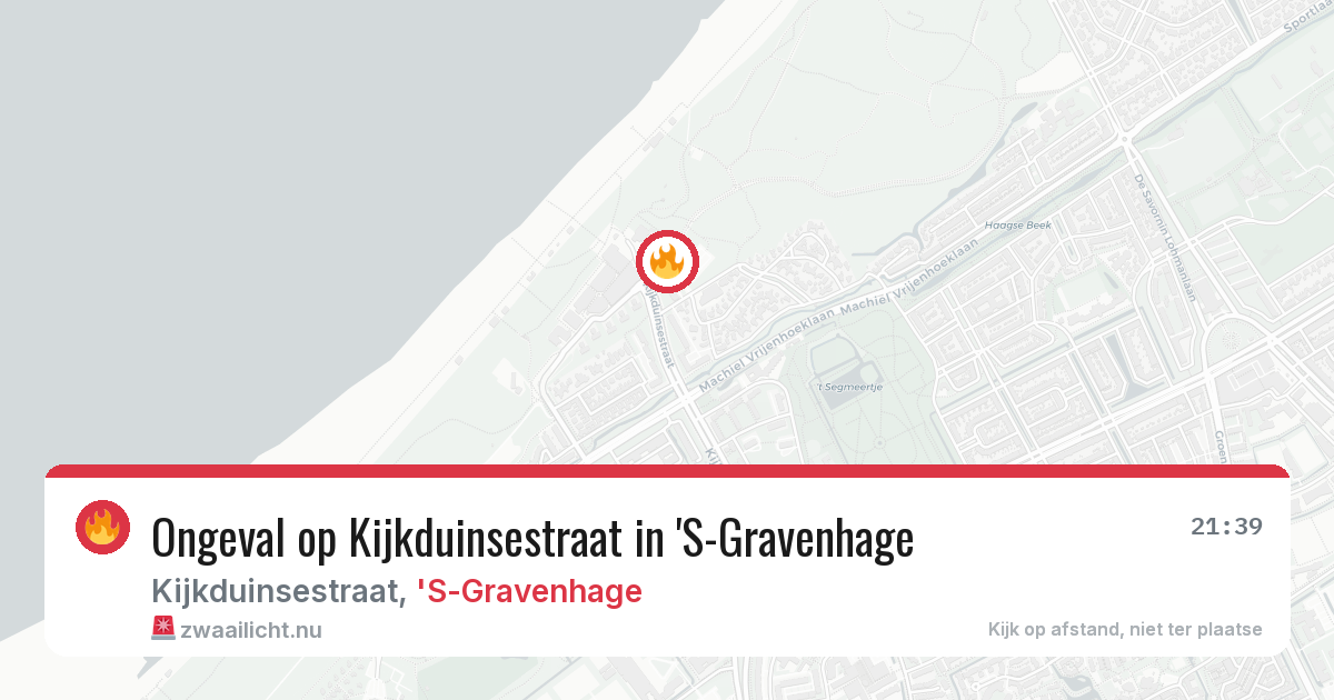Ongeval op Kijkduinsestraat in 'S-Gravenhage — 11 mei 2026
