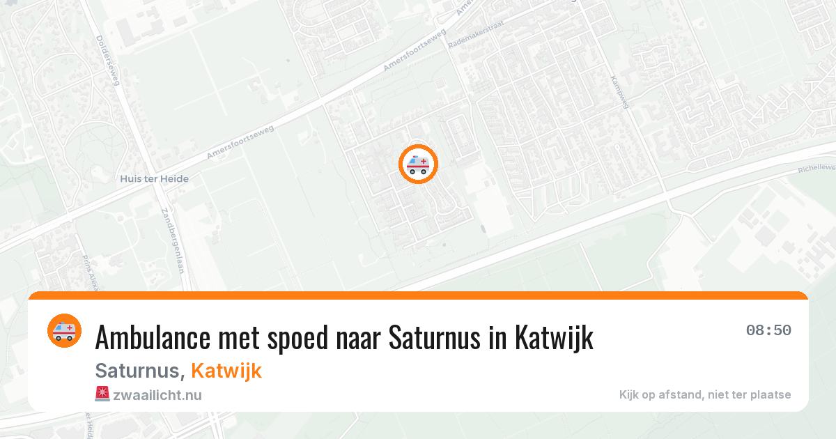 Ambulance met spoed naar Saturnus in Katwijk — 18 jan 2026