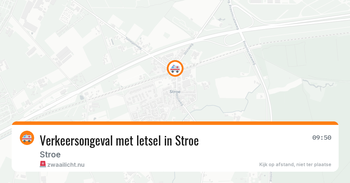 Verkeersongeval met letsel in Stroe — 21 mrt 2026