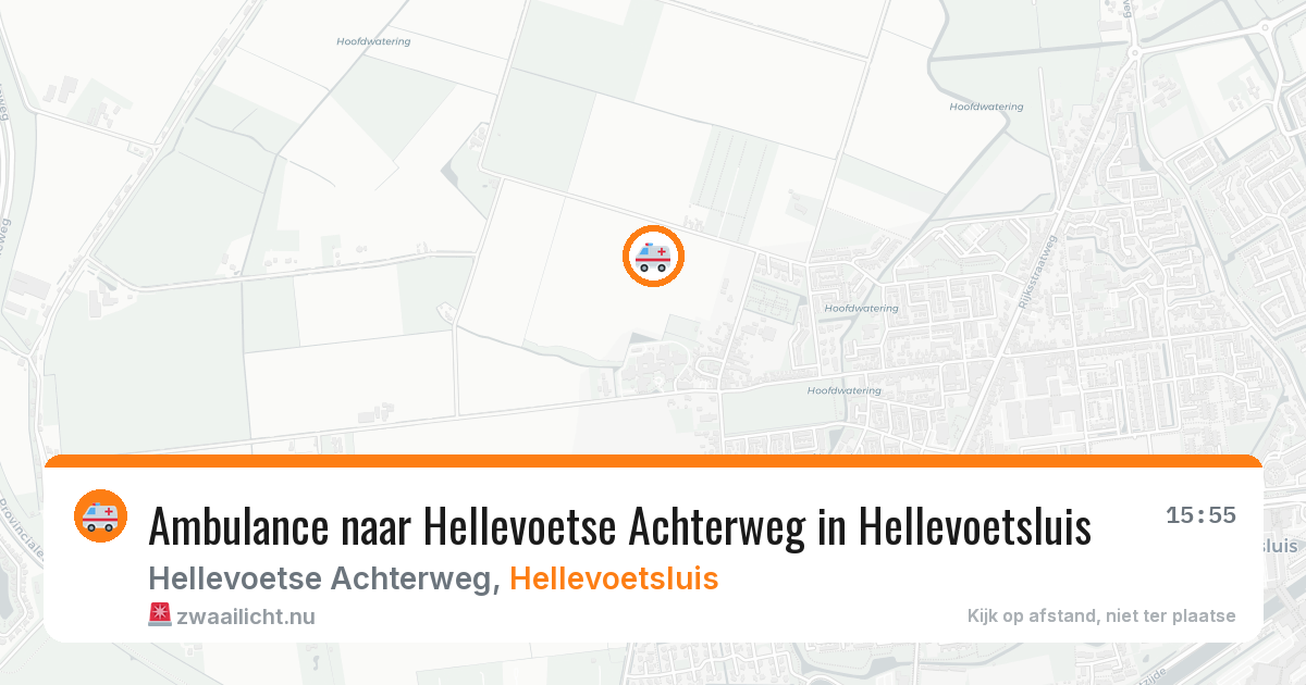 Ambulance naar Hellevoetse Achterweg in Hellevoetsluis — 19 jul 2026