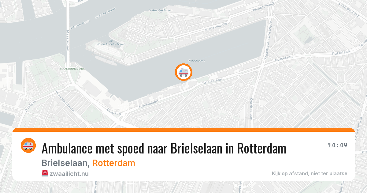 Ambulance met spoed naar Brielselaan in Rotterdam — 26 mrt 2026