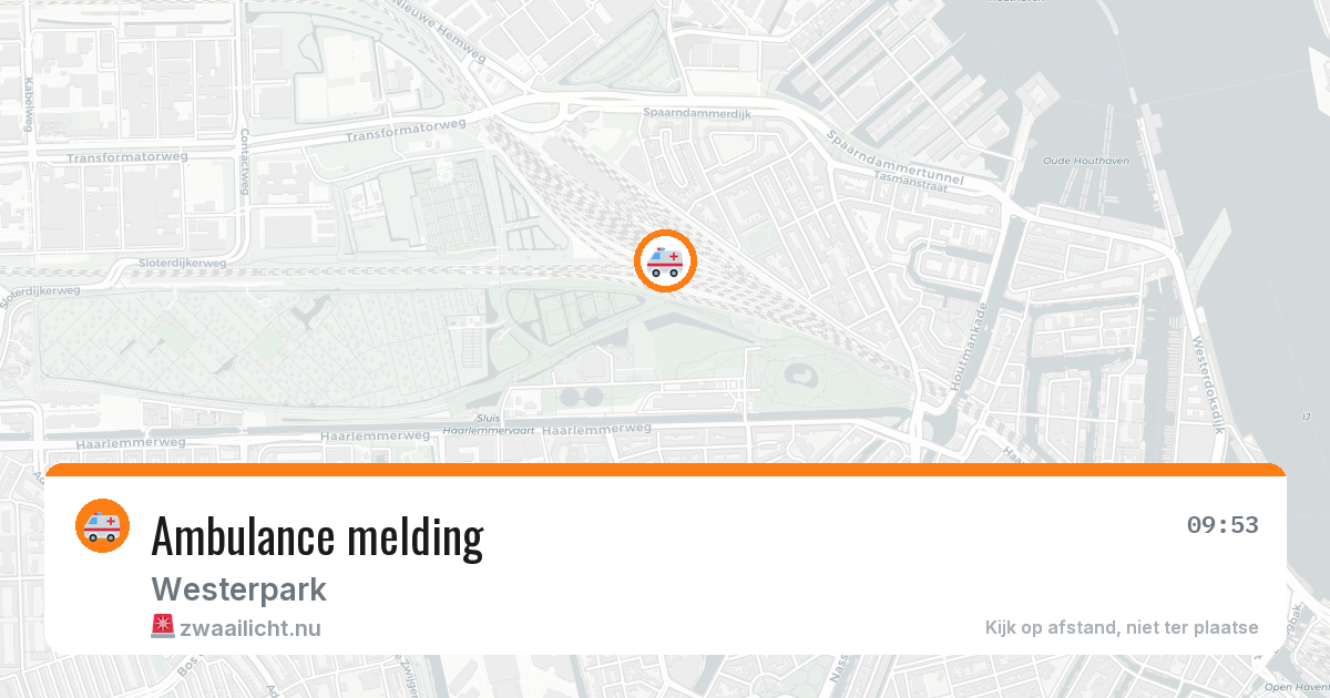 Ambulance melding — 11 mei 2026