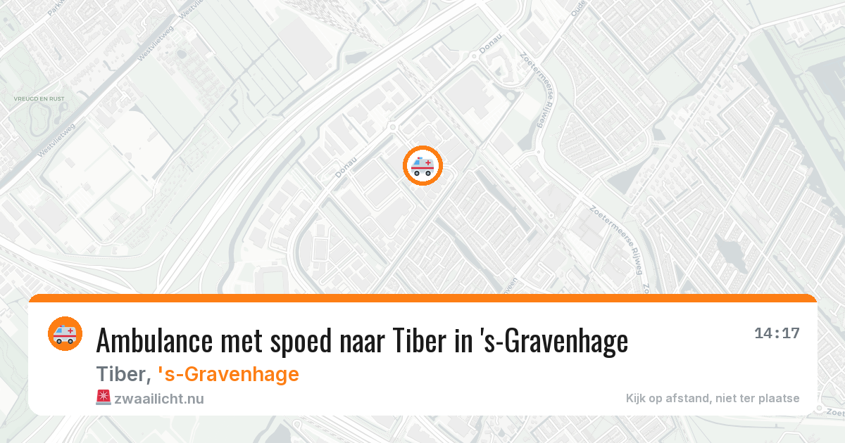 Ambulance met spoed naar Tiber in 's-Gravenhage — 10 jul 2026