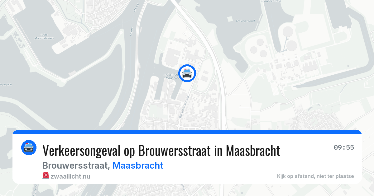Verkeersongeval op Brouwersstraat in Maasbracht — 25 jul 2026