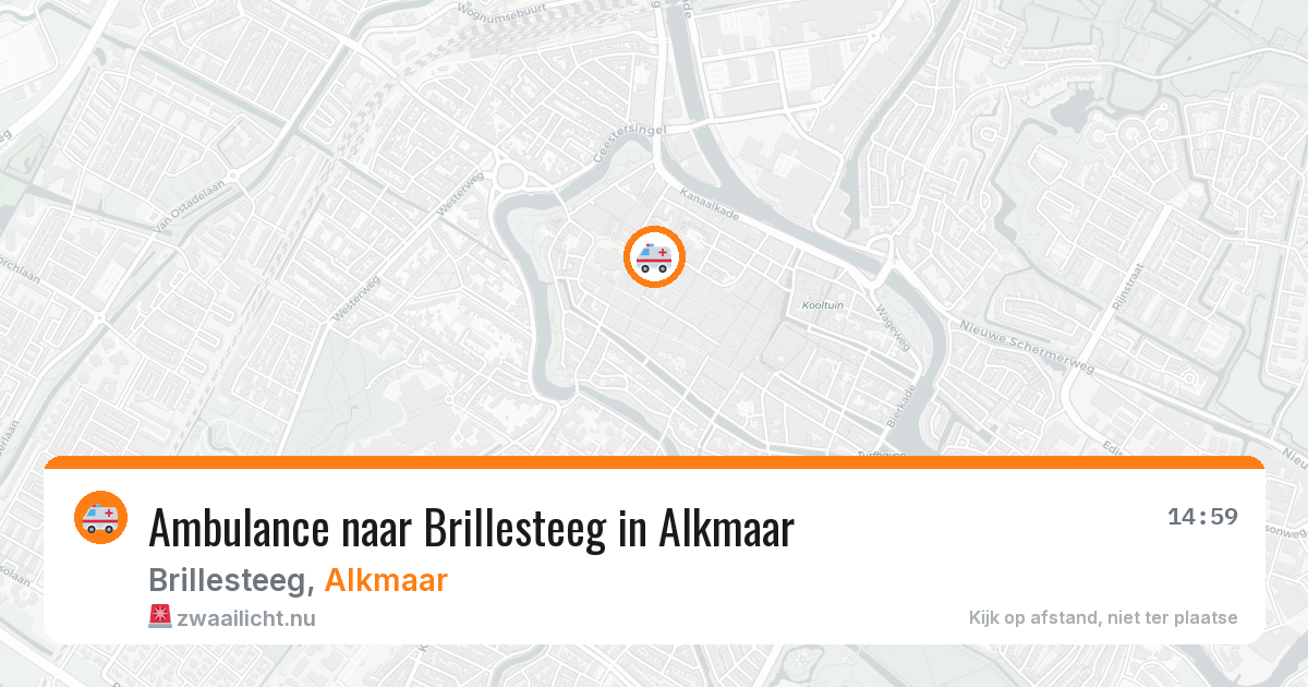 Ambulance naar Brillesteeg in Alkmaar — 11 jul 2026